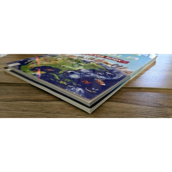2 Sticker Books- Flags Of The World & Atlas Of The World Sticker Book Lot Of 2 - Picture 8 of 16